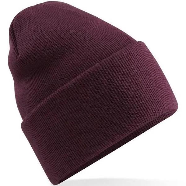 Original Deep Cuffed Beanie Burgundy - Beechfield BF40R