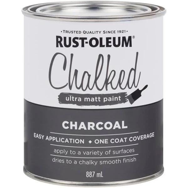 Rust-Oleum 887ml Charcoal Chalked Ultra Matt Paint