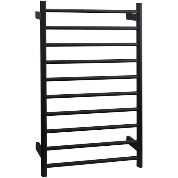 60 x 92cm Round Tube Ezy Fit Dual Wired Heated Towel Rail Finish: Matte Black - AGUZZO | The Build