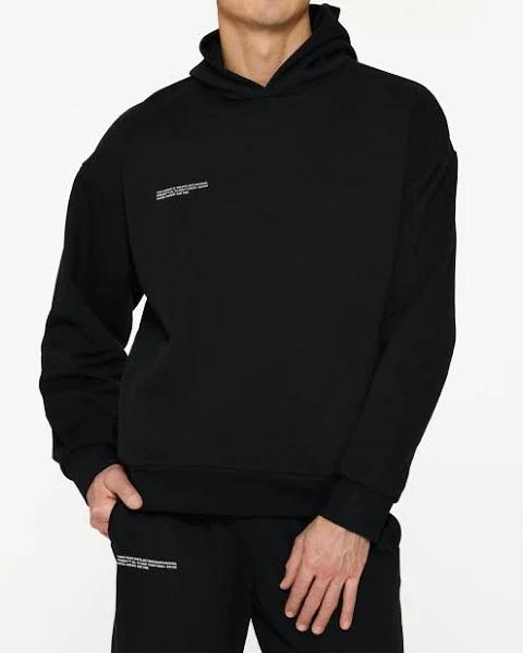 PANGAIA - Mens 365 Midweight Hoodie—black - XL