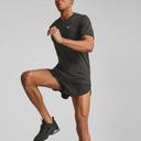 Puma Mens Favourite Heather Running Tee Black M @ Rebel Active