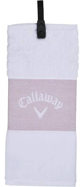 Callaway Tri-fold Golf Towel Mauve