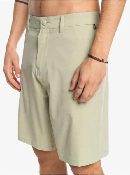 Quiksilver Union Heather 20" Amphibian Shorts in Desert Sage Green 34