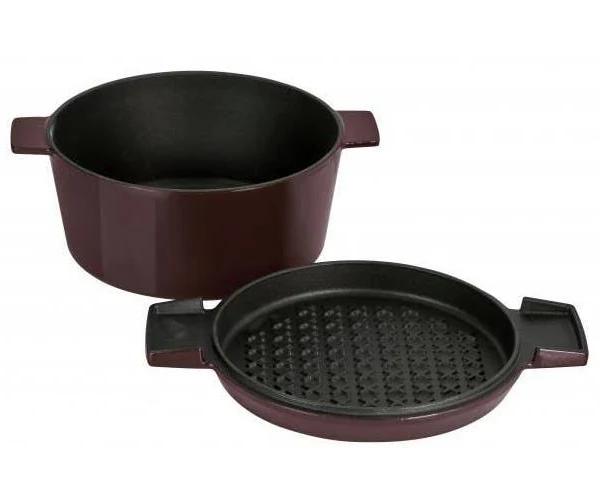 Stanley Rogers: Cast Iron French Oven - Bordeaux (24cm)