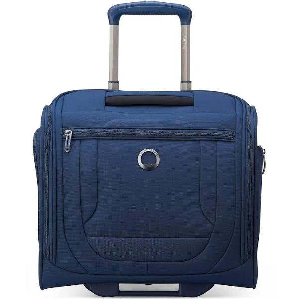 Delsey Helium DLX Wheeled Under Seat Carry On Suitcase Navy