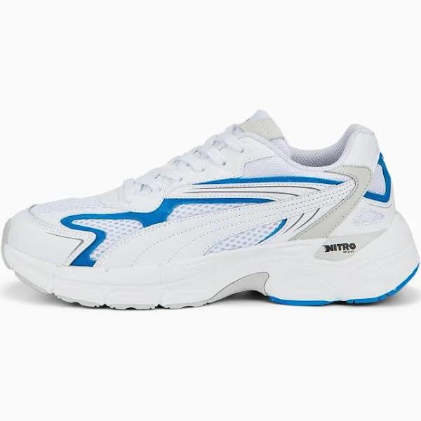 Puma Teveris Nitro Trainers in White and Blue