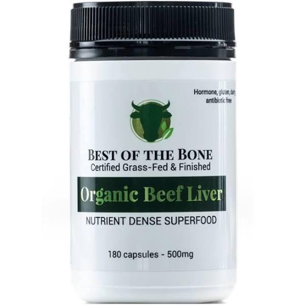 Best of The Bone Organic Beef Liver 180Caps