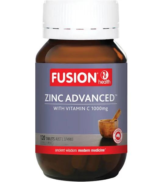 Fusion Health - Zinc Advanced 120 Tablets