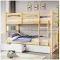 Elisha Pine Bunk Bed With Thermis Mattress - Natural White