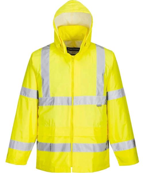 Portwest H440 Hi-Vis Rain Jacket Yellow