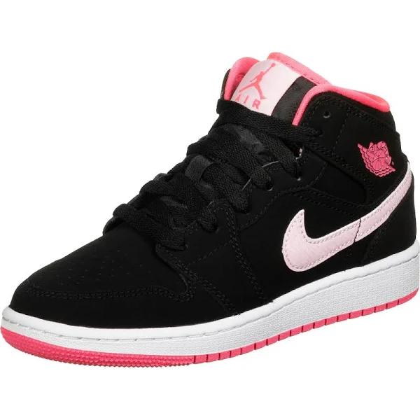 Air Jordan 1 Mid Black Digital Pink (GS)