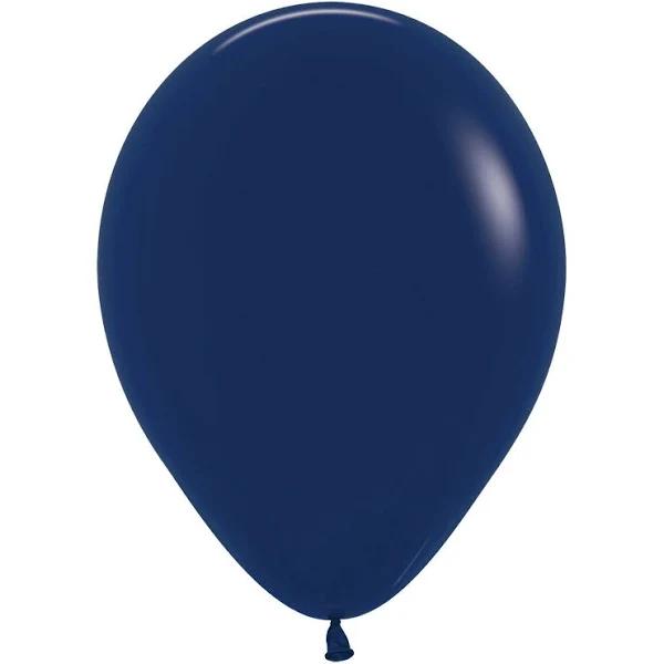 Sempertex 30cm Fashion Navy Blue Latex Balloons 044 - 50pk