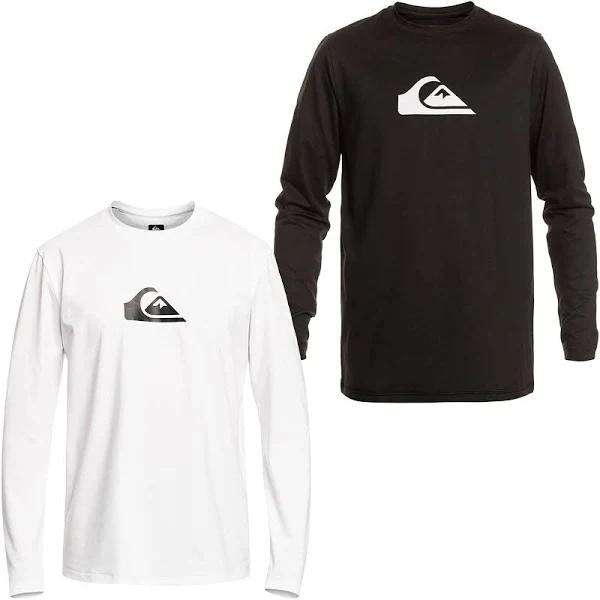 Quiksilver Solid Streak UPF50 Long Sleeve T-Shirt Black - S