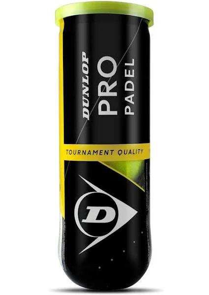 Dunlop Pro Padel Balls (3 Ball Can)