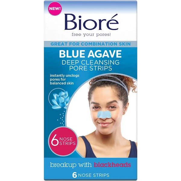 Biore Blue Agave Pore Strips 6 Pack