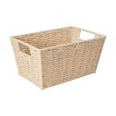 Kmart Rectangle Tapered Paper Rope Basket in Natural