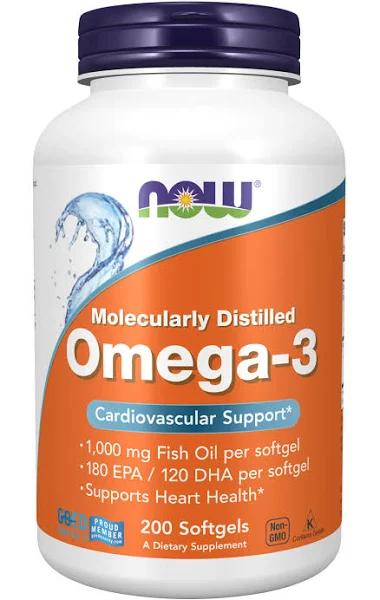 Now Foods Omega 3 - 200 Softgels