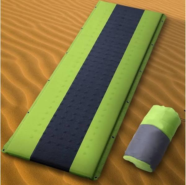 Single Size Self Inflating Mattress Bed Camping Sleeping Mat Air Bed Pad Green - Green - AfterPay & zipPay Available