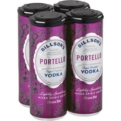 Billson's Portello Vodka Mixed Drink 355ml