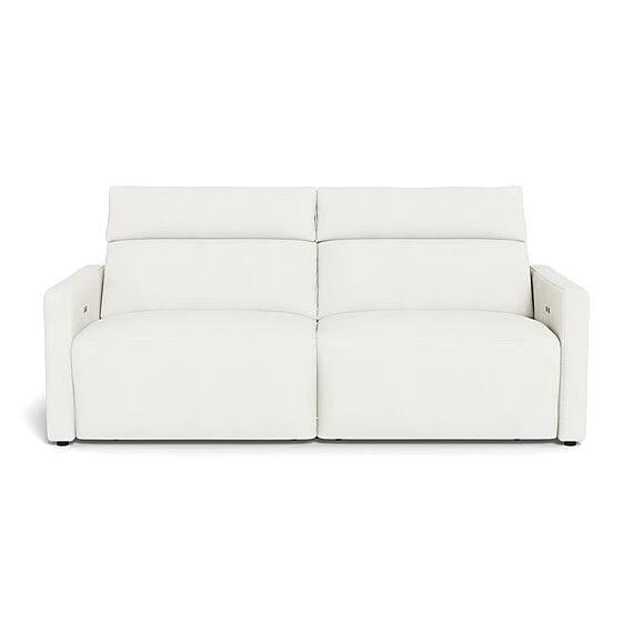 Ridley Fabric Electric Recliner Sofa White by Freedom