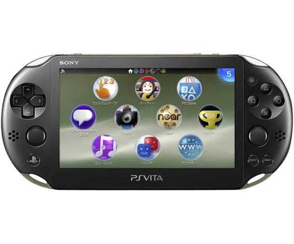 PS Vita Wi-Fi Console Khaki Black PCH-2000 ZA16 Japan Sony Console