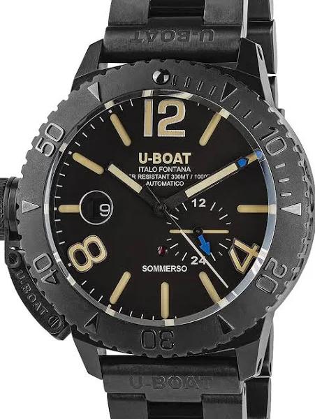 U-Boat Classico Somersso DLC Bracelet Automatic Watch, 46 mm, 9015/MT