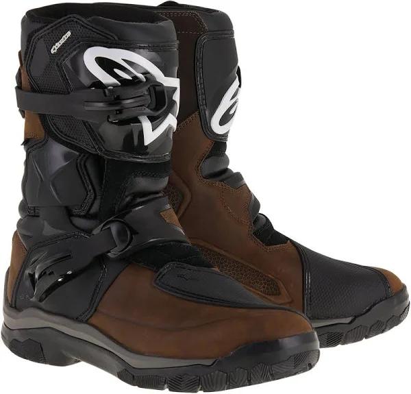 Alpinestars Mens Belize Drystar Oiled Leather Boot (Brown, 11)