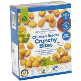 Woolworths Chicken Breast Crunchy Bites 400g