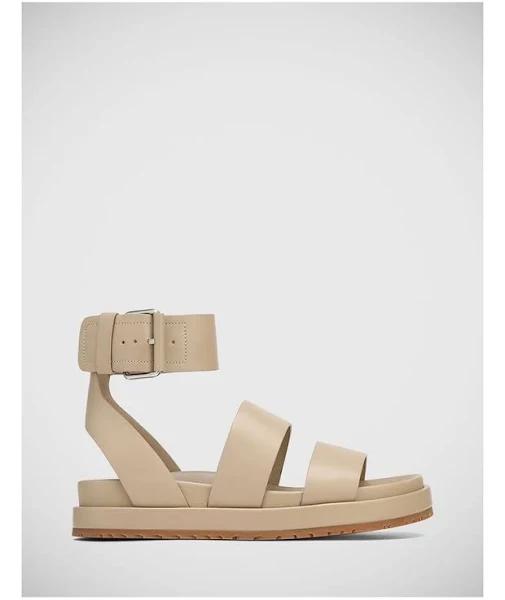 Wittner Byron Leather Sandal in Tapioca Beige 38