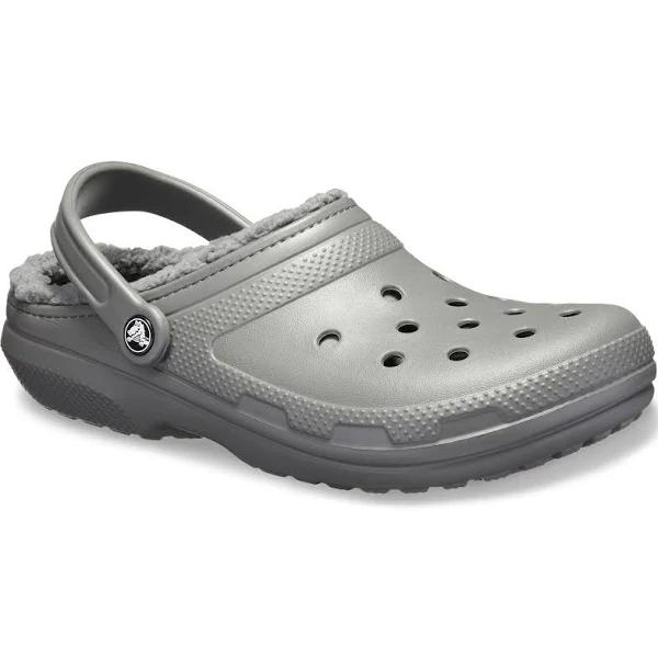 Crocs Classic Lined Clogs - Slate/Grey