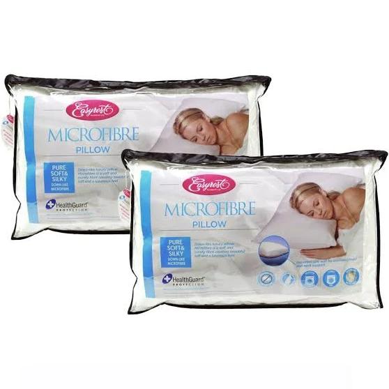 Easyrest Two Microfibre Standard Gusseted Pillows