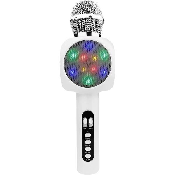 Techxtras Bluetooth Karaoke Microphone - White