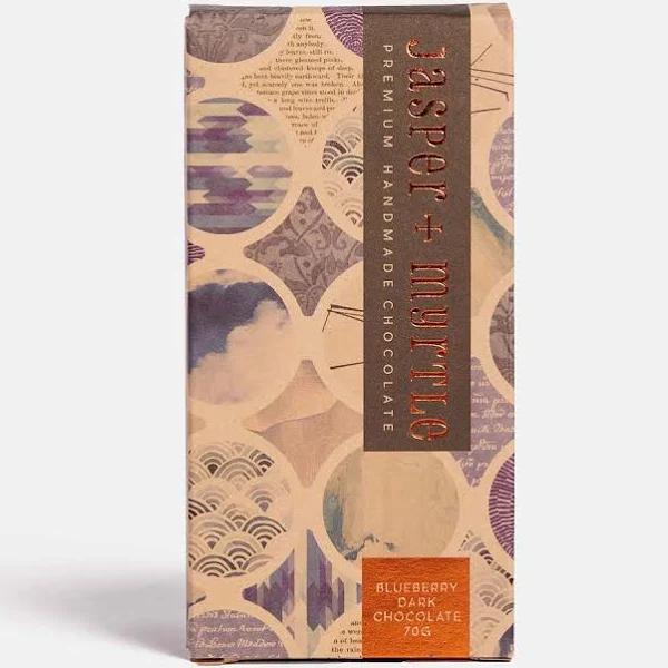 David Jones Jasper and Myrtle Blueberry Dark Chocolate 70g