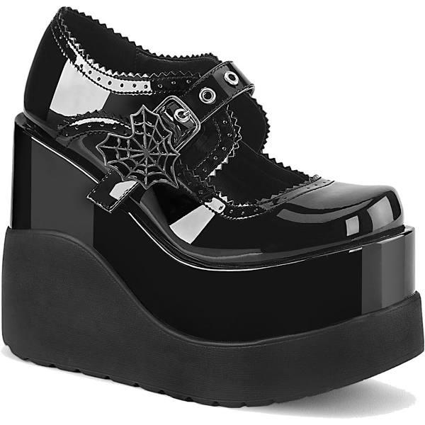 Demonia VOID-38 Black Patent Size 12