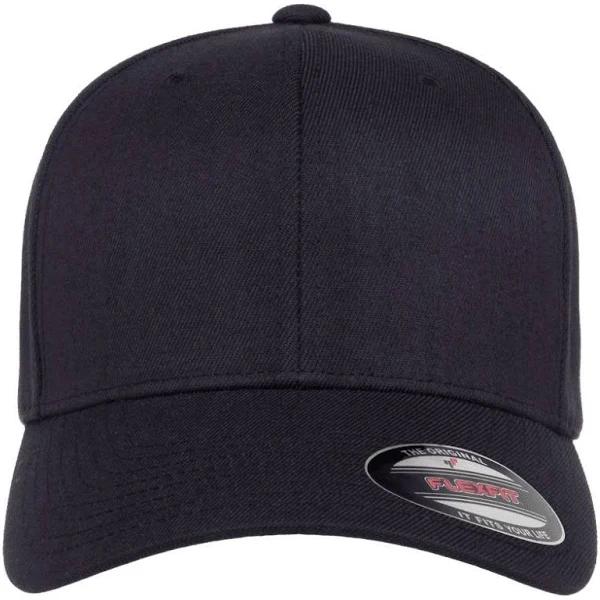 Flexfit by Yupoong Wool Blend Baseball Cap Dark Navy S/M