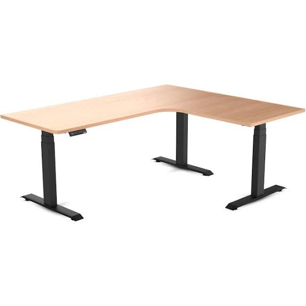 Desky L-Shape Melamine Sit Stand Desk