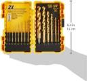 DeWalt DW1341 14-piece Titanium Speed Tip Drill Bit Set