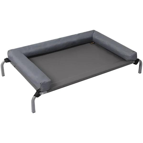 PaWz Elevated Pet Bed Dog Puppy Cat Trampoline Hammock Raised Heavy Duty Grey XL