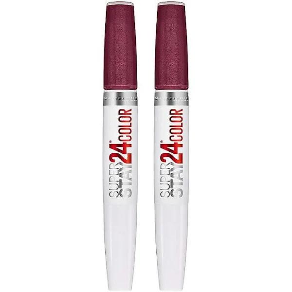 Shop Online Makeup Warehouse - 2 x Maybelline Superstay 24 Color Lip Colour 050 Unlimited Raisin