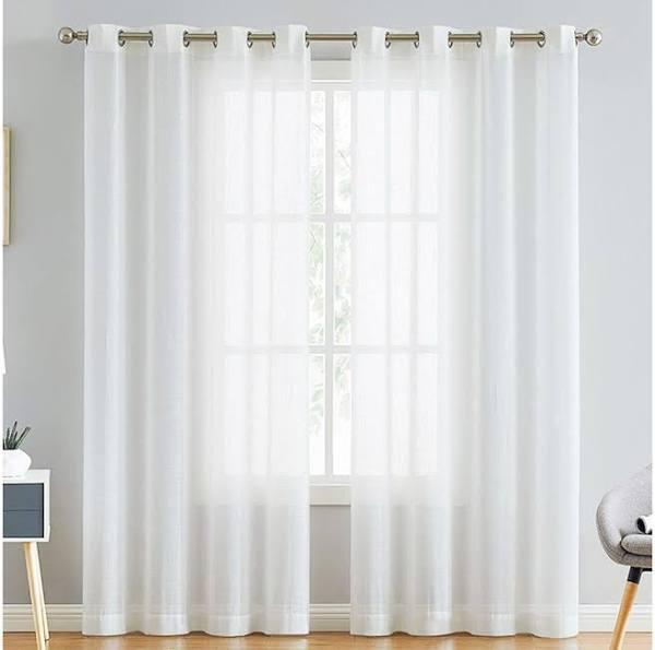 Harper Sheer Eyelet Curtain 220cm & 250cm Drop