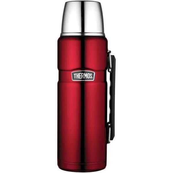 Thermos Stainless King Vacuum Insulated Flask Red 2.0L