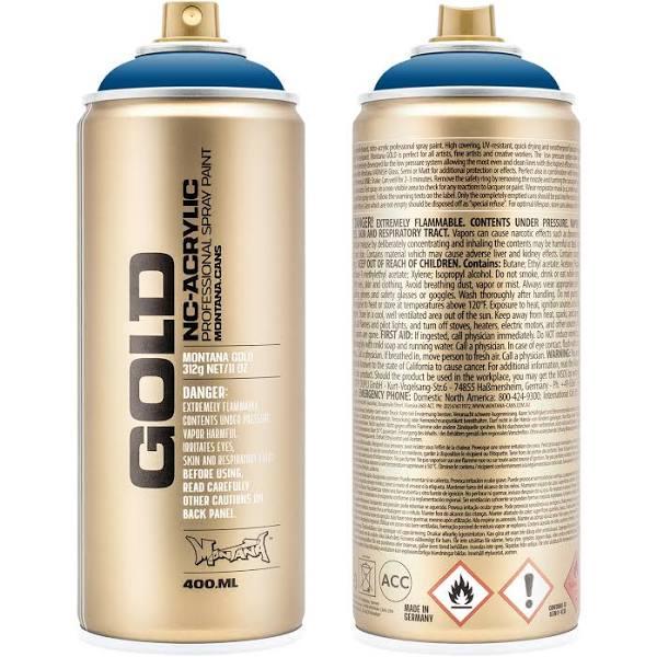 Montana Gold Spray Paint 400ml Signal Blue