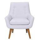 Retro Fabric Armchair White by Freedom