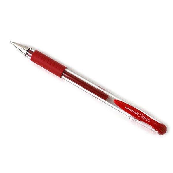 Uni-Ball Signo UM-151 Gel Pen - 0.38 mm - Red