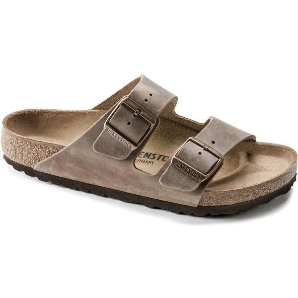 Birkenstock Arizona Suede Mocha Soft Footbed Sandals