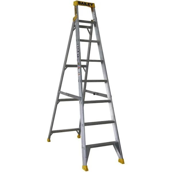 Bailey FS13959 8 Step 2.4m 150kg Aluminium Single Sided Leaning Ladder