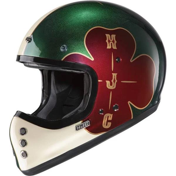 HJC V60 Ofera Helmet Green Black