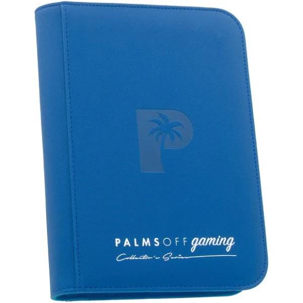 Palms Off Gaming - 4 Pocket Collectors Series Trading Card Binder (Blue)