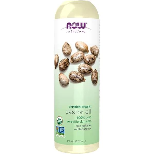 Now Solutions Organic Castor Oil - 8 fl. oz.