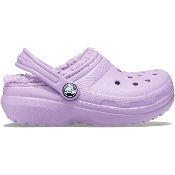 Crocs Kids Classic Lined Clog - Orchid